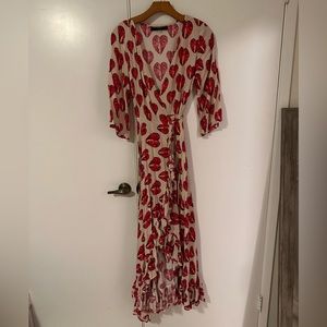 Lexbreezy Antherium wrap dress